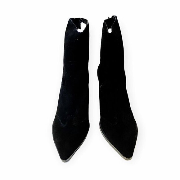 New in box,  Silent D Boots, Miller Pointed Toe Ankle Boots Black Suede, Size 38 - Picture 4 of 14